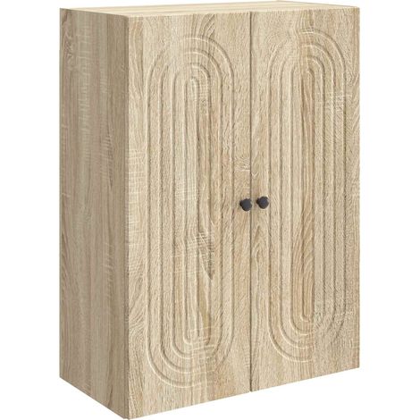 Maison Exclusive - Mobiletto a muro Rovere Sonoma 66 x 34,5 x 90 cm (1/5)