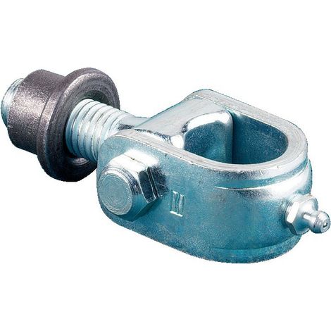 Charnière réglable à bride Ma27 180 Fc – Acier zingué – Écrou vissable M18 M22 M27 – Longueur M18 106mm, M22 122mm, M27 141mm – Comunello