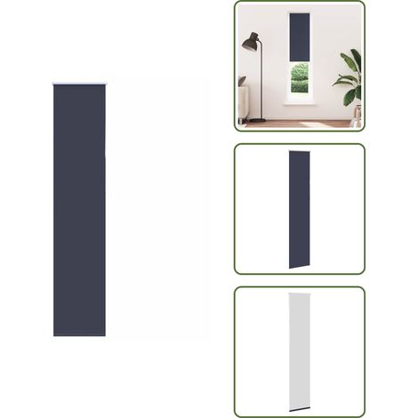 vidaXL Verdunkelungsrollo Marineblau 60x230cm Stoffbreite 55,7 cm (1/5)