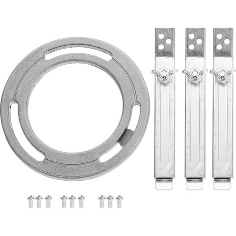 Trépied et D'aluminium Alliage Réglable de Laboratoire Argenté Acier Inoxydable, Plateforme Stable Démontage Facile pour Expériences Scientifiques (1/5)