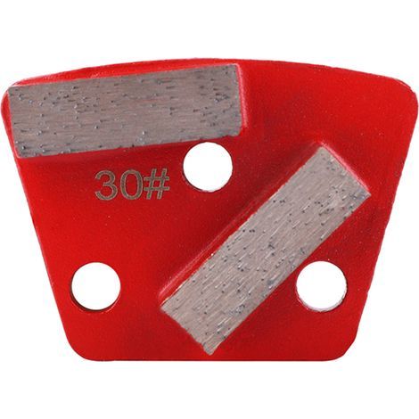 Gratte-ciel de plancher en diamant, broyage trapézoïde, 3 pc pour éliminer les adhésifs minces de mil revêtements (1/5)