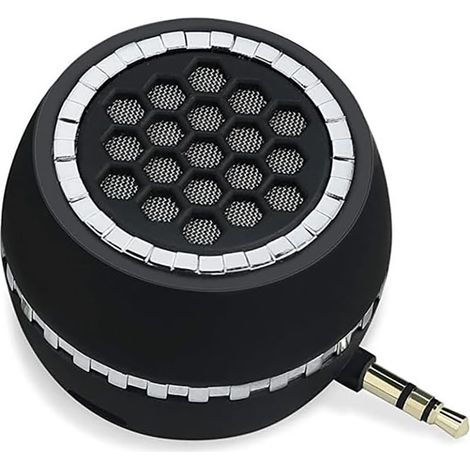 Amplificateur sonore téléphonique Mini haut-parleurs portables Assistance audio Noir (1/5)