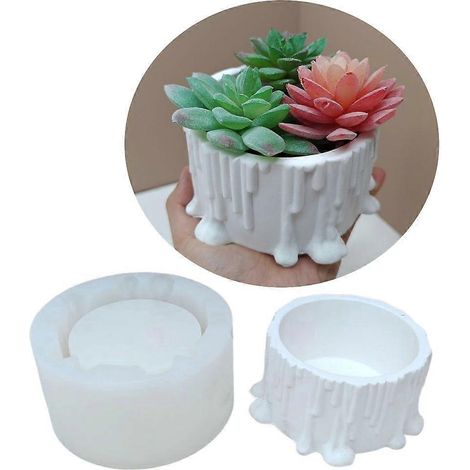 Moules pour pots de fleurs, pots de plantes, bougeoirs, tasses (1/4)