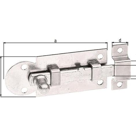 Loquet de fenêtre Alberts 61×26 mm avec pince (1/3)