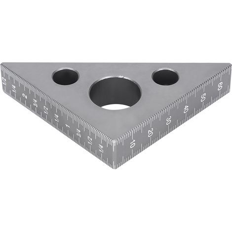45°/90°-Winkel aus Aluminiumlegierung für die Holzbearbeitung, mattiertes rechtwinkliges Messwerkzeug (1/5)