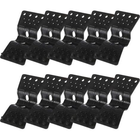 CCYKXA Lot de 10 attaches papillon en plastique robuste pour la pose de filets et tissus d'ombrage, de films de jardin et de fixations pour serres (1/5)