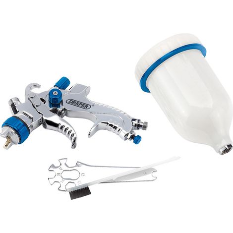 Draper 09706 Gravity Feed HVLP Air Spray Gun, 600ml (1/5)