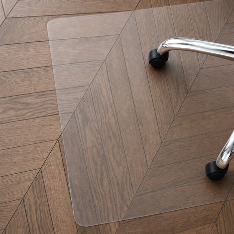 Bodenschutzmatte Floorfit Auf Maß Mattiert Transparent 80 x 100 cm (1/5)