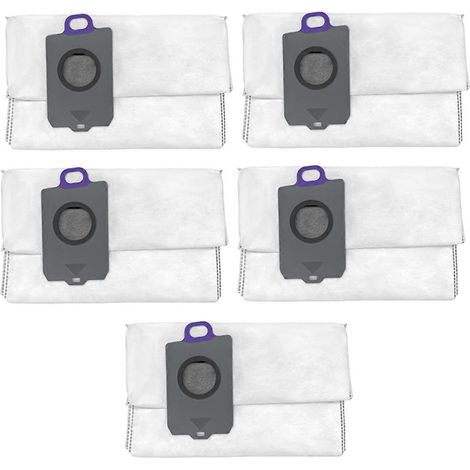 Lot de 5 sacs à poussière pour aspirateur Narwal Freo Z et pièces détachées pour aspirateurs ultra-fins (1/4)