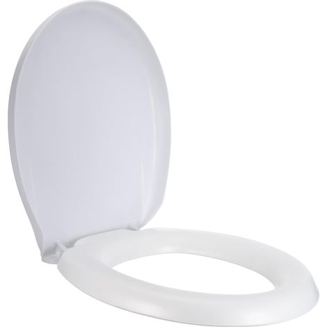 Asiento de inodoro acolchado de espuma EVA de 40x34 cm, suave e impermeable, cierre suave, silencioso, compatible con inodoros alargados, cómodo para adultos. (1/5)