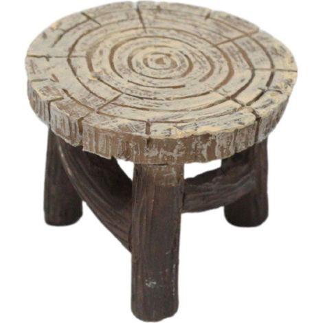 Tavolo Tondo 4,5x4,5x3 cm in Resina per Presepe 11819 (1/4)