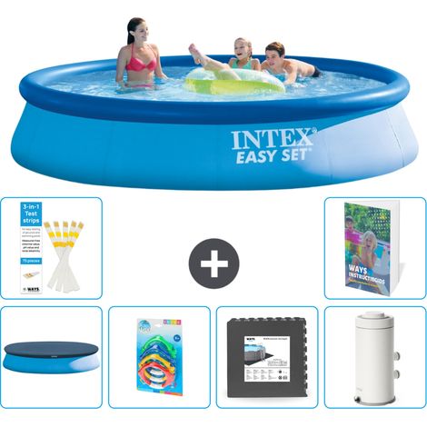 Easy Set Pool Rund - 396x84 cm - 7-teilig  S143 (1/5)