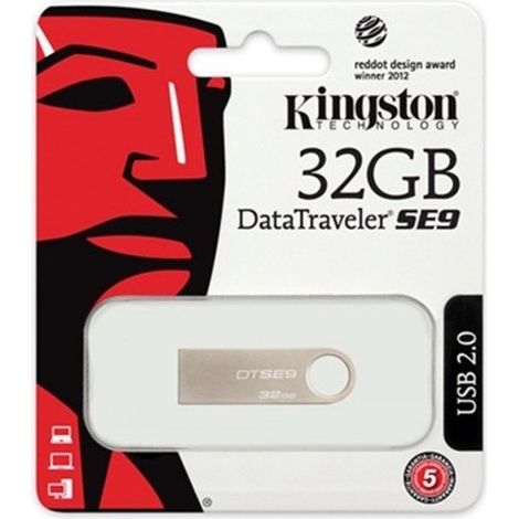 Trade Shop - KINGSTON USB 2.0 32GB PENDRIVE DTSE9 32 GB STICK SE9 DTSE9H 32GB SPEICHER -
