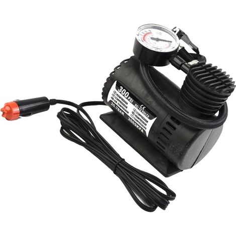 Auto-Luftpumpe, Auto-Luftkompressor, leichter tragbarer Reifen-Luftkompressor – sicherer Luftkompressor zum Aufpumpen von Auto-, Fahrrad- und Motorradreifen (1/5)