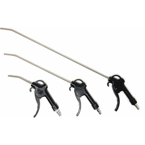 SET 3PZ PISTOLE SOFFIAGGIO ARIA COMPRESSA CORTA+MEDIA+EXTRA LUNGA ATTACCO RAPIDO (1/5)
