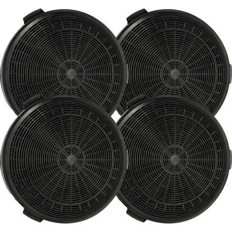 vhbw 4x Aktivkohlefilter Ersatz für Electrolux E251005 für Dunstabzugshaube - 18,85 cm