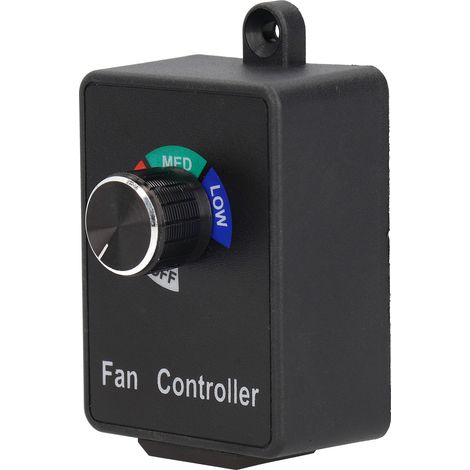 Stufenloser 120-V-Drehzahlregler mit Zeigeranzeige für Ventilatoren, Lampen und Elektrowerkzeuge (1/5)