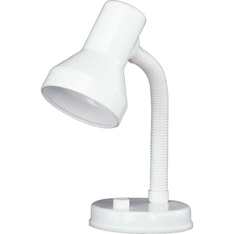 Schreibtischleuchte PRONTO flexibel Höhe max. 30cm, Weiß (1/5)