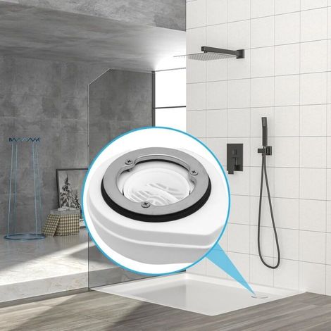 Panier de bonde pour receveur de douche — Accessoire de bonde rond en PP