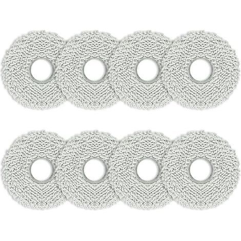 Set di 8 panni in microfibra per aspirapolvere robot - Pannetti di ricambio in microfibra (1/5)