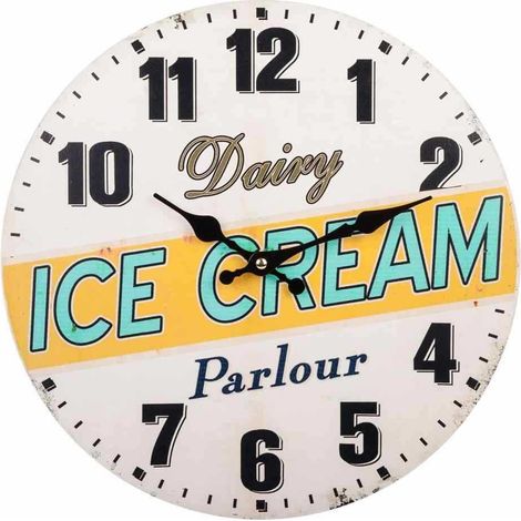 Reloj de pared blanco 34x34x3,8 (1/3)