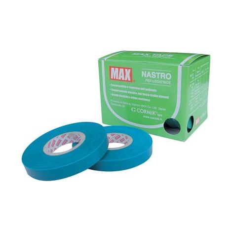 Nastro per Legatrice Originale Max Blu 26 ml 11 mm 10 Pezzi