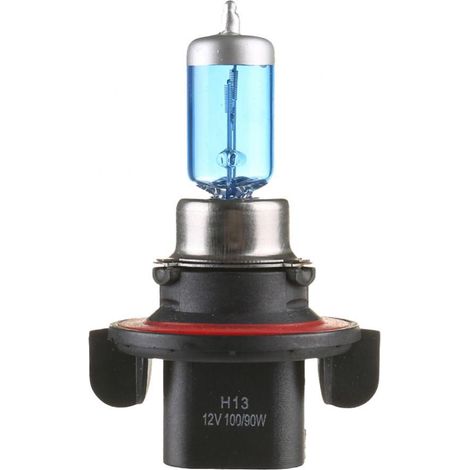H13 / 9008 100w 6000k 12v Super Blanc Halogène De Gaz D'ampoule De La Lampe De La Lumière Des Phares (1/5)