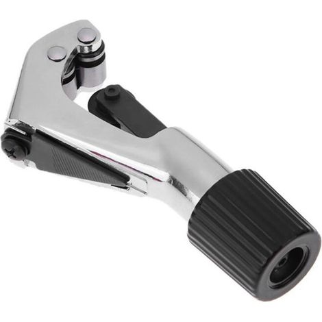 Mini coupe-tube robuste 3-28 mm, pour cuivre, PVC, inox, avec lame supplémentaire et alésoir – DELKEVIC