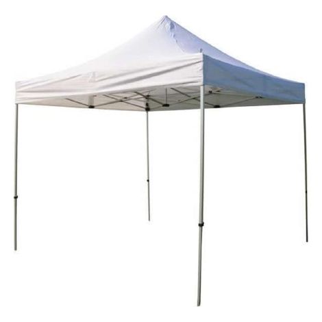 Tonnelle pliante en aluminium blanc 300x450 cm avec sac de transport
