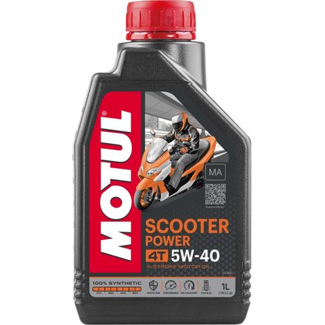 Olio motore Motul Scooter Power 4T 5W40 1L (100% sintetico)