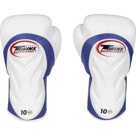 Guantes de boxeo Twins Special BGVL6 blancos de 12 oz. (1/4)