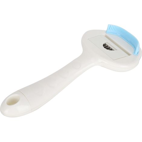 Peigne pour chat et chien, brosse à nœuds ouverts, outil flottant d'épilation pour animaux de compagnie, bleu (1/5)