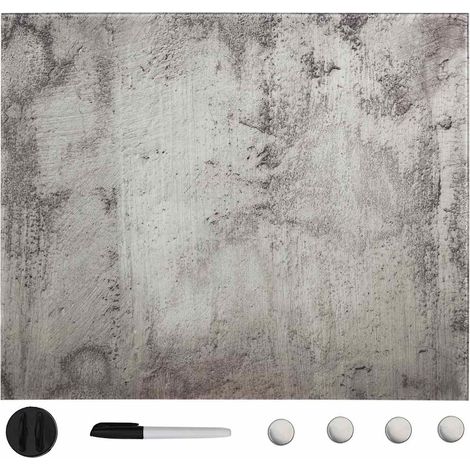 Pizarra magnética de pared vidrio 40x40 cm vidaXL