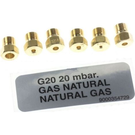 KIT BUSES POUR GAZ BUTANE POUR CUISINIERE SIEMENS