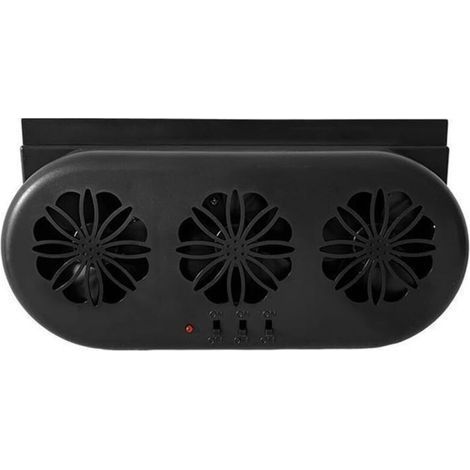 Ventilateur d'extraction pour voiture, 3 ventilateurs, alimentation USB, ventilation silencieuse, refroidissement du radiateur, automobile (1/5)
