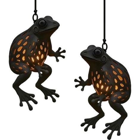 Lampe Grenouille - 2 Pièces Lampe Décoration Extérieure - Grenouille Chaude (1/5)