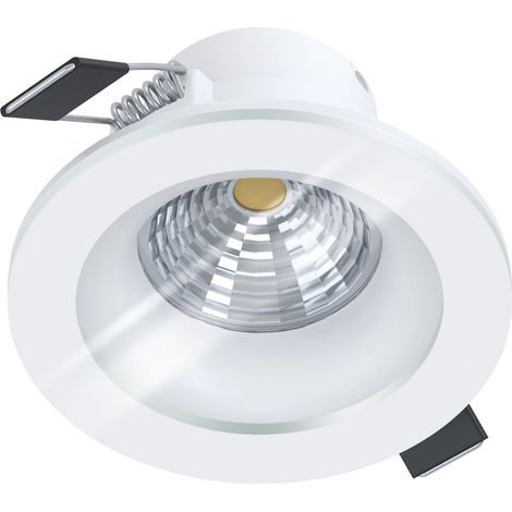 Spot LED encastrable, dimmable, plafond plat, aluminium (1/5)