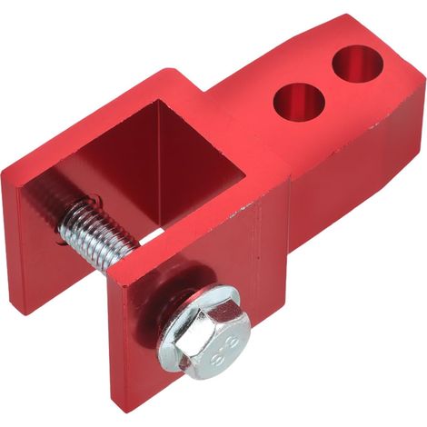 Stoßdämpferverlängerung für Motorrad und Elektroroller aus Aluminiumlegierung in Rot zur Erhöhung von Höhe und Fahrkomfort mit Einfacher Montage für Stabile Dämpfung (1/5)