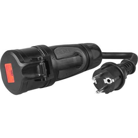 Green Cell - Adaptador de corriente Schuko 230 V a CEE rojo, 16 A, 400 V, 5 polos (1/5)