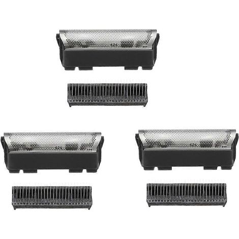 3 lames de rechange pour tête de rasage Braun 5419, 5424 et 5469 (référence 424). (1/5)