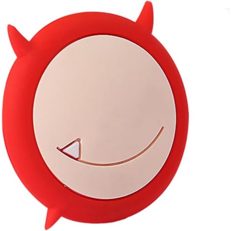 Butée De Porte Poignée De Porte De Dessin Animé,Tampon Anti-Collision,Protection Murale D'Aspiration De Porte,Autocollant En Silicone Silencieux 2Pièces,Visage Souriant