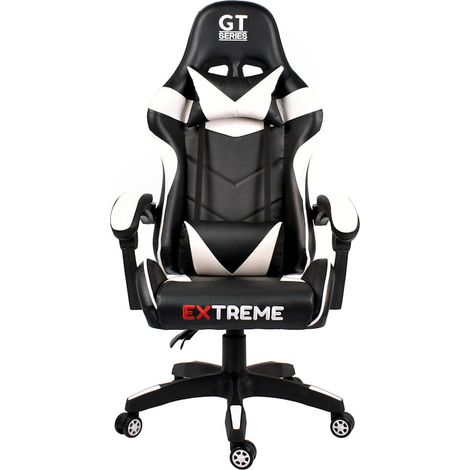 Chaise de jeu Extreme GT blanche (1/5)