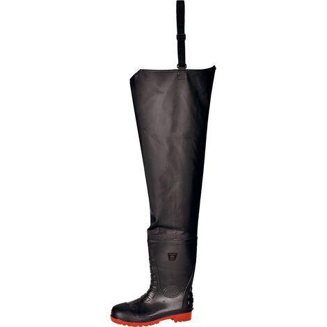 Overknee-Stiefel - Waders S5 Farbe: Schwarz Größe 46 - Portwest