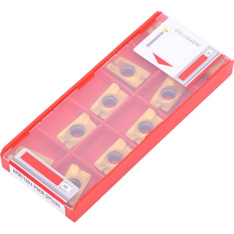 10 plaquettes de fraisage en carbure avec revêtement PVD APMT1604 PDER DP5320 - Consommables (1/5)