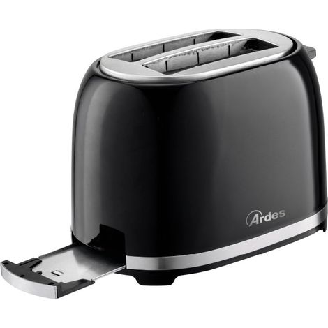 Grille pain Ardes Tosto Prestige noir 850 watts 2 tranches (1/3)