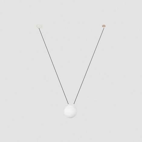 MINE GLASS SPACE Colgante blanco 1L (1/3)