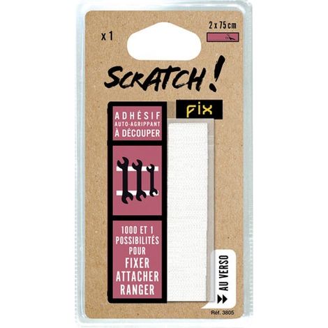 Schwarzes Klebeband mit Reibungsspur 20x750mm - Scratch Fix