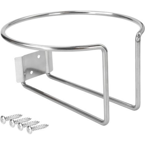 Porte-gobelet mural polyvalent en acier inoxydable,-Grand (1/5)