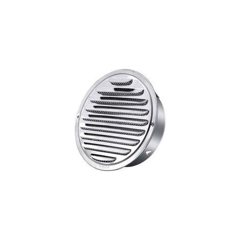 Acier Inoxydable Rond Grille de Ventilation de Tuyau D'échappement 120mm, Capot de Sortie D'air, Grille D'évacuation D'air Ronde, Hotte de Désenfumage Avec Moustiquaire (1/4)