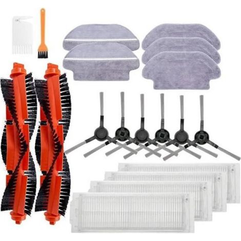 Pour Xiaomi STYJ02YM Conga 3490 3C B106CN PièCes D'Aspirateur Robot Brosse LatéRale Principale Filtre Hepa Tissu de Vadrouille (1/4)